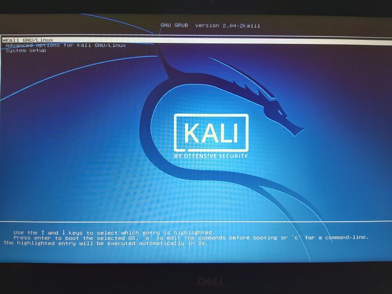 Grub kali linux это