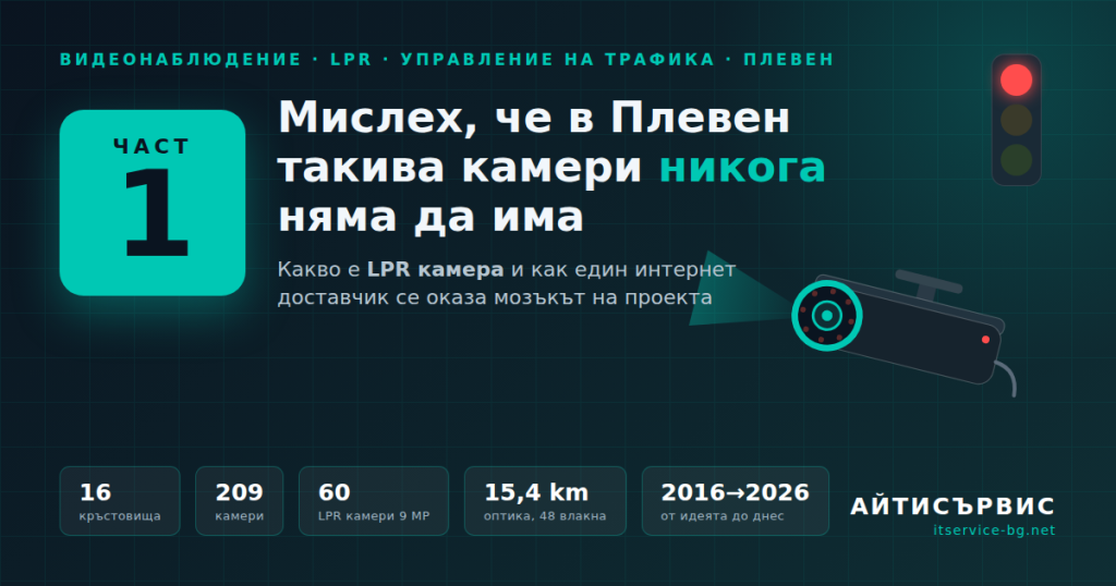 Системата за управление на трафика в Плевен (част 1): Мислех, че в Плевен такива камери никога няма да има