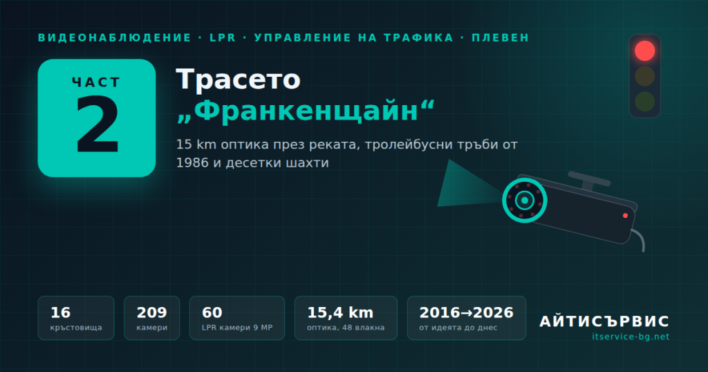 Системата за управление на трафика в Плевен (част 2): Трасето „Франкенщайн“