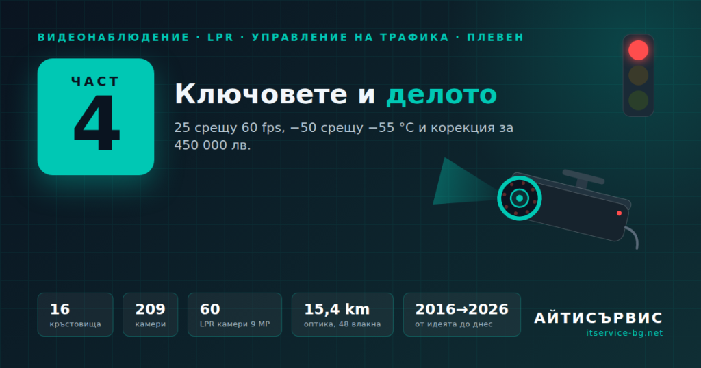 Системата за управление на трафика в Плевен (част 4): Ключовете и делото