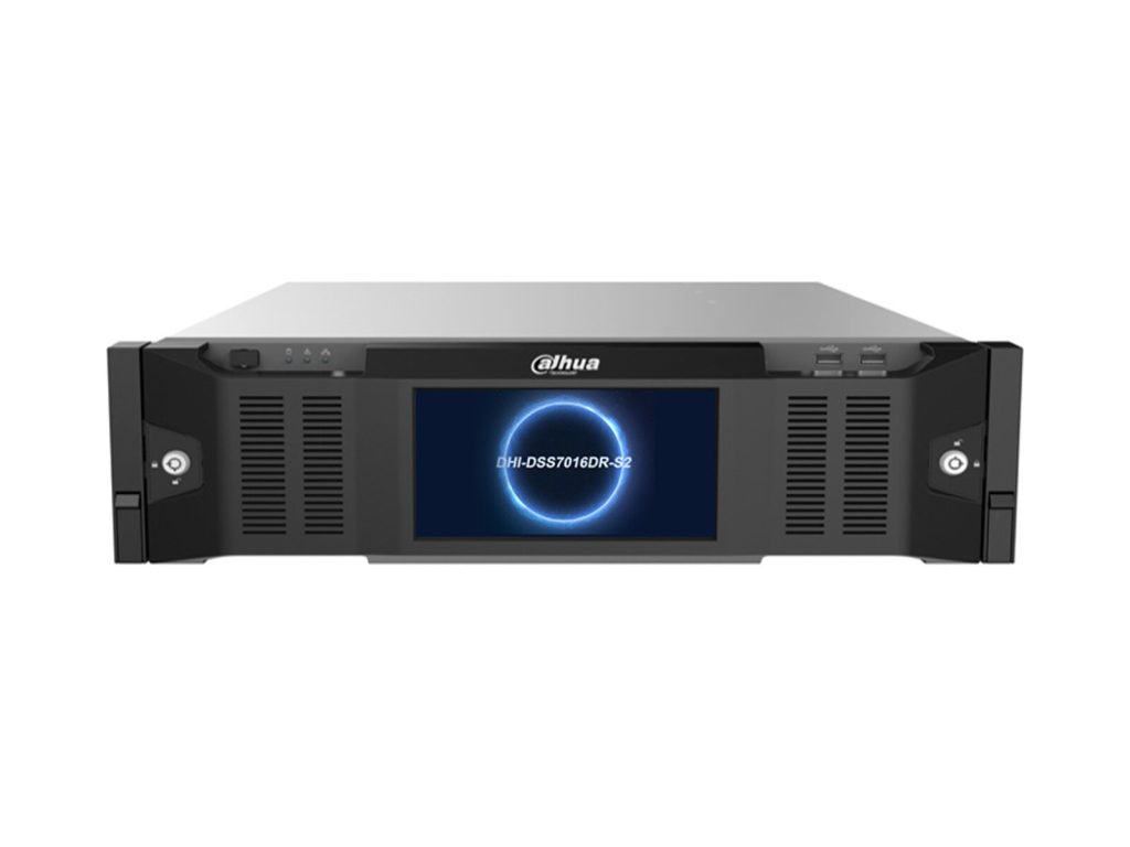 Dahua DSS7016DR-S2 — 3U Linux сървър за DSS Pro с 15 гнезда за дискове.